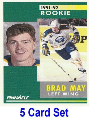 Brad May Hockey Card Collection